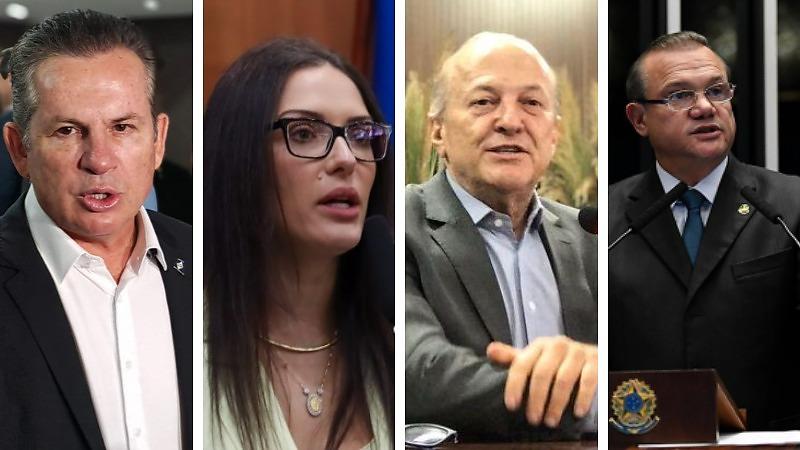 Pesquisa do instituto Paraná Pesquisas aponta um empate técnico entre a deputada estadual Janaína Riva (MDB), o senador Wellington Fagundes (PL) e o vice-governador Otaviano Pivetta (Republicanos)