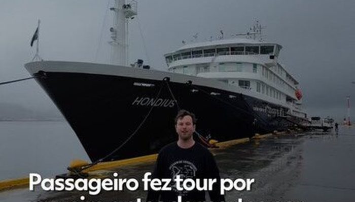 Passageiro fez tour por cruzeiro antes de mortes por possível surto de hantavírus